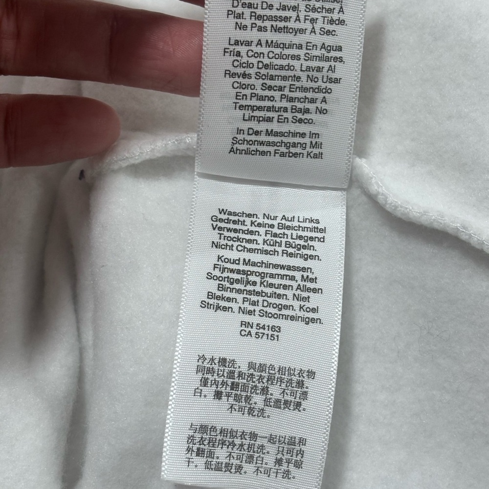 DKNY Light Gray Graphic Crew Neck Sweater - Picture 8 of 15